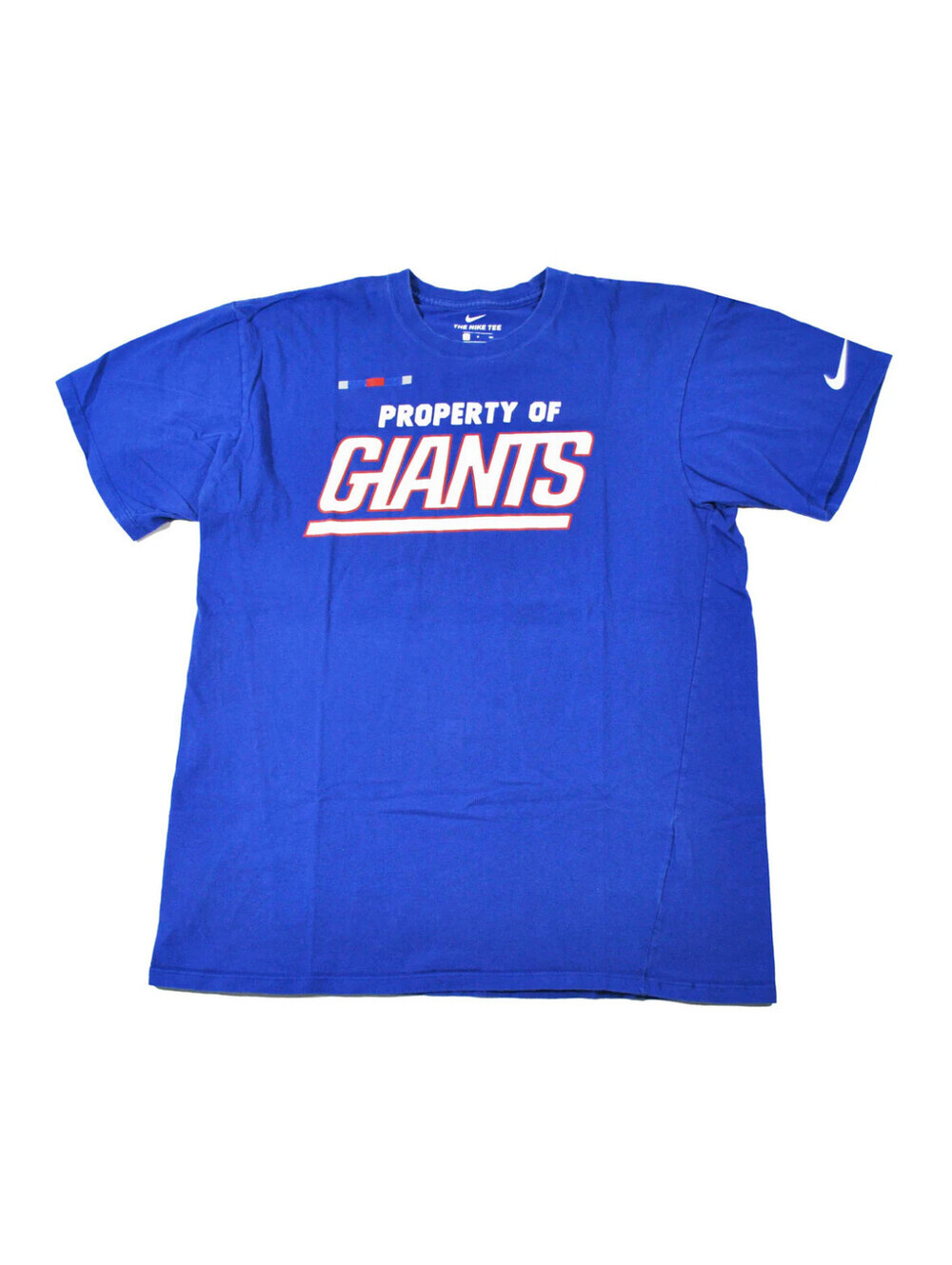 New York Giants Nike NFL Football Blue Dri Fit Shirt Size Small